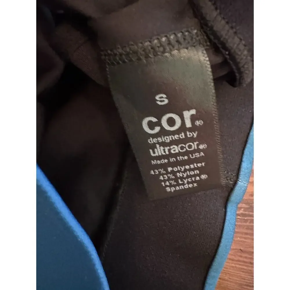 COR designed by Ultracor Printed Scoop Neck Sports Bra $89 Size Small NWT